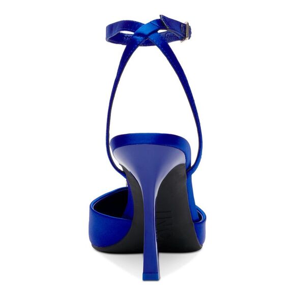 MATEO BY INC Womens Blue Gem Accent Mateo Pointed Toe Stiletto Slingback 5.5 M - Picture 2 of 4